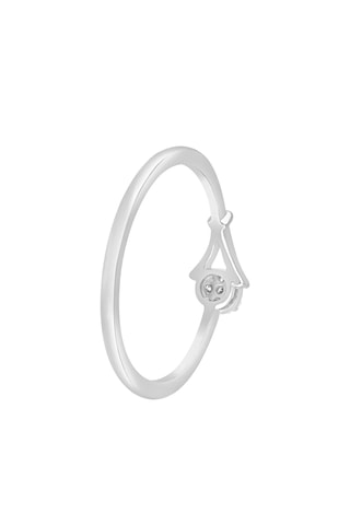 Bague - Or blanc et diamants
