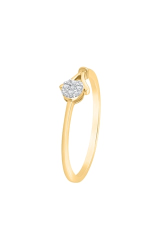 Bague - Or jaune et diamants