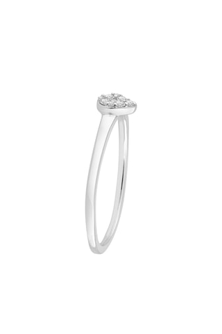 Bague - Or blanc et diamants