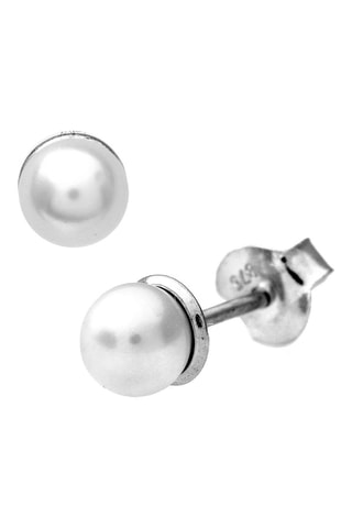 Puces - Or blanc et perles de culture