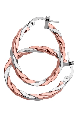 Créoles - Or rose et or blanc