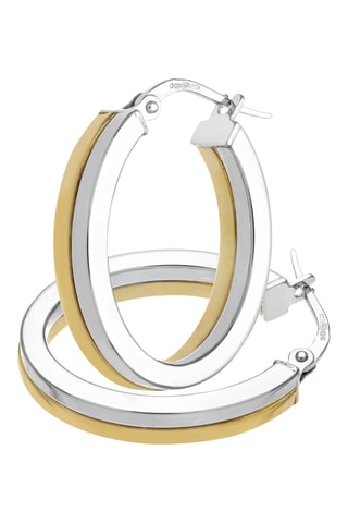 Créoles - Or blanc, or jaune et or rose