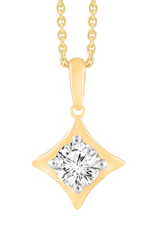 Collier - Or jaune et diamant