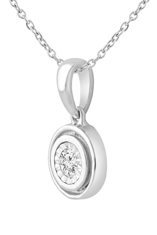 Collier - Or blanc et diamant