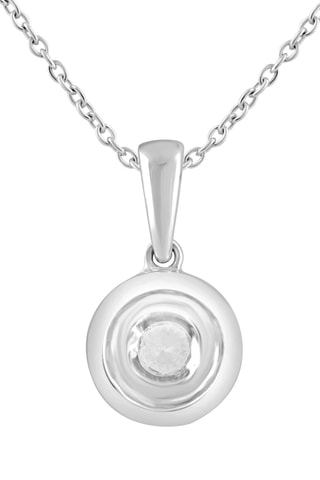 Collier - Or blanc et diamant