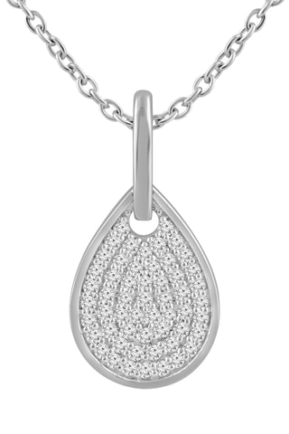 Collier - Or blanc et diamants