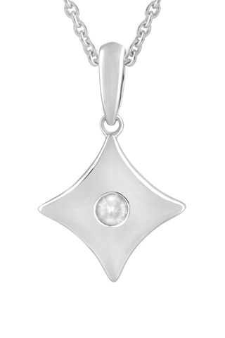 Collier - Or blanc et diamant