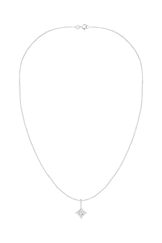 Collier - Or blanc et diamant