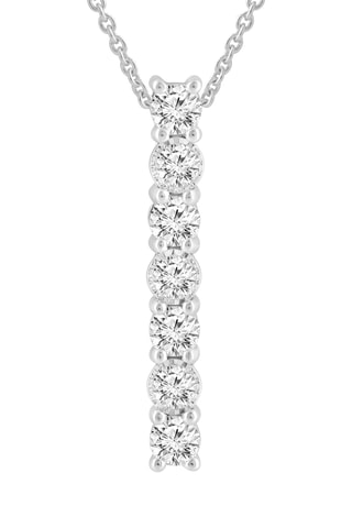 Collier - Or blanc et diamants