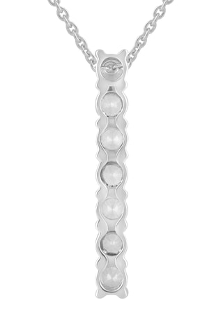 Collier - Or blanc et diamants