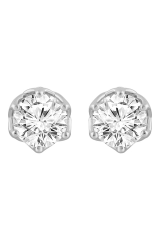 Puces - Or blanc et diamants