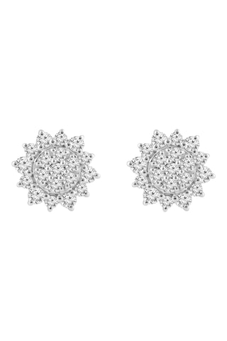 Puces - Or blanc et diamants