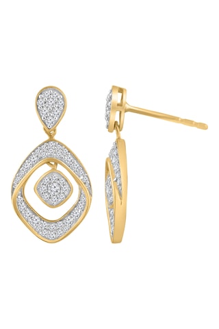 Boucles d'oreilles - Or jaune et diamants