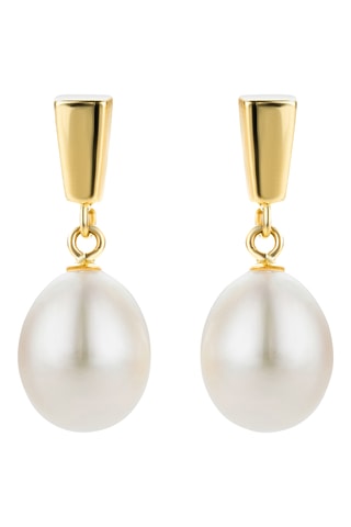 Boucles d'oreilles - Or jaune et perles de culture d'eau douce