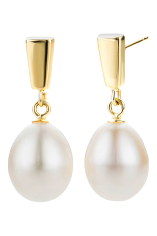 Boucles d'oreilles - Or jaune et perles de culture d'eau douce