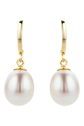 Boucles d'oreilles - Or jaune et perles de culture d'eau douce