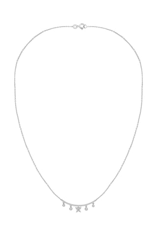 Collier - Or blanc et diamants