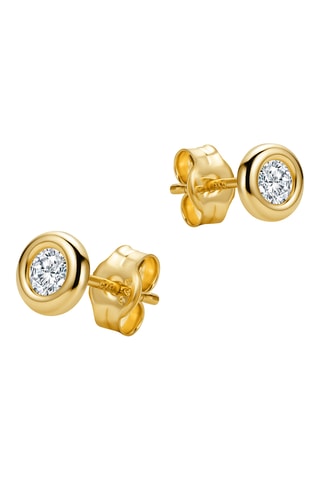 Puces - Or jaune et diamants