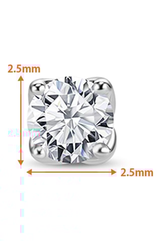 Puces - Or blanc et diamants