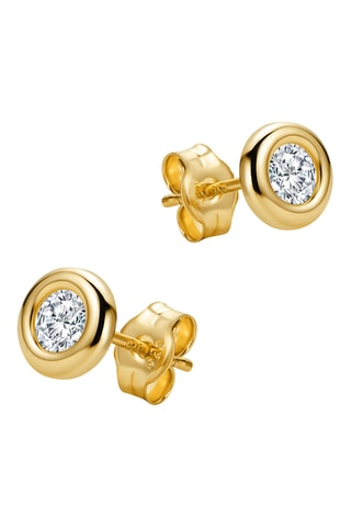 Puces - Or jaune et diamants