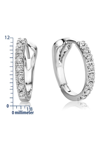 Créoles - Or blanc et diamants