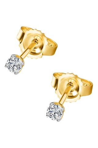 Puces - Or jaune et diamants