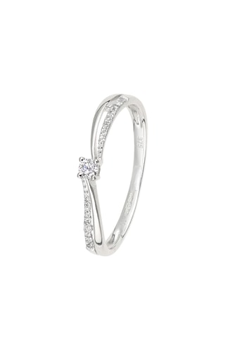 Bague - Or blanc et diamants