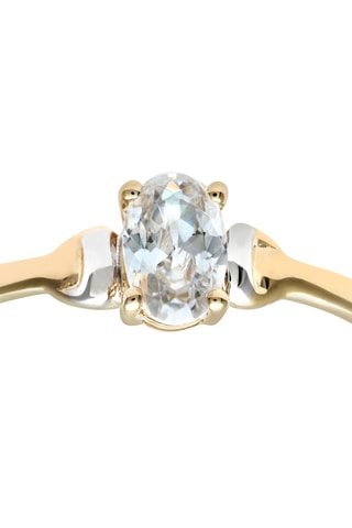 Bague - Or jaune et or blanc