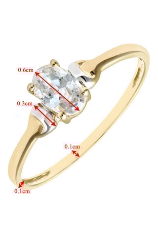 Bague - Or jaune et or blanc