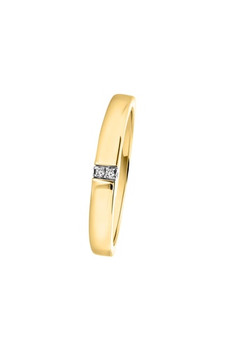 Bague - Or jaune et diamants