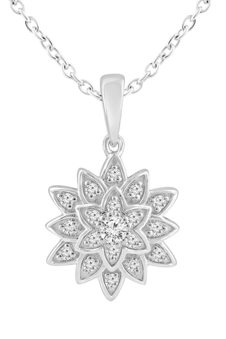 Collier - Or blanc et diamants