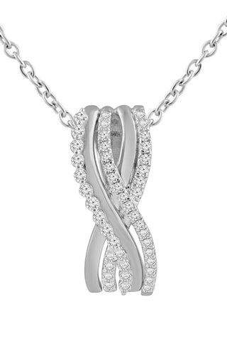 Collier - Or blanc et diamants