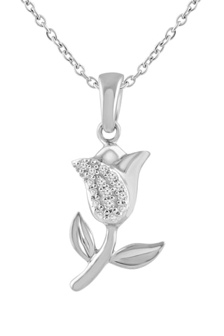 Collier - Or blanc et diamants