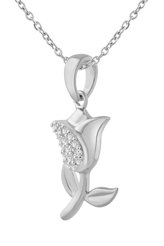 Collier - Or blanc et diamants