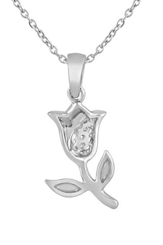 Collier - Or blanc et diamants