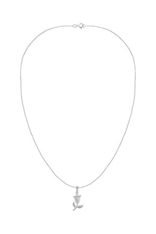 Collier - Or blanc et diamants