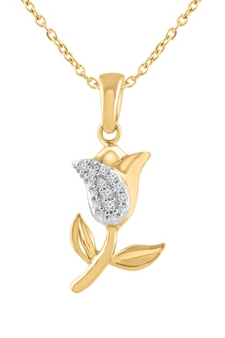 Collier - Or jaune et diamants