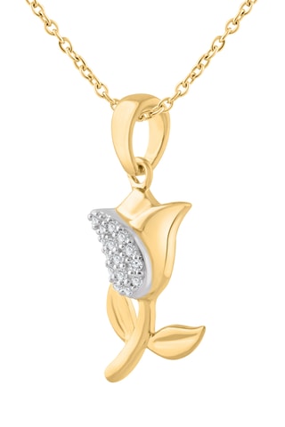 Collier - Or jaune et diamants