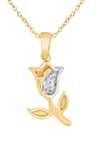 Collier - Or jaune et diamants