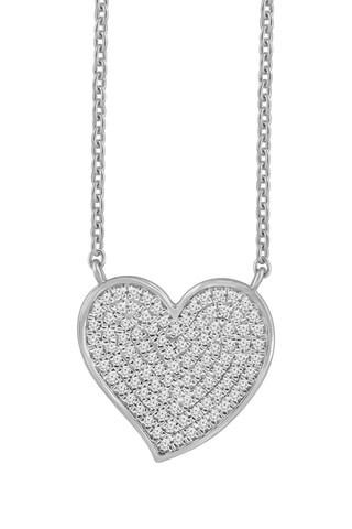 Collier - Or blanc et diamants