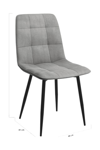 4 chaises Linda - 46 x 86 x 57 cm