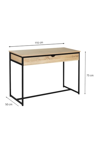 Bureau 1 tiroir Manufacture - 110 x 75 x 50 cm