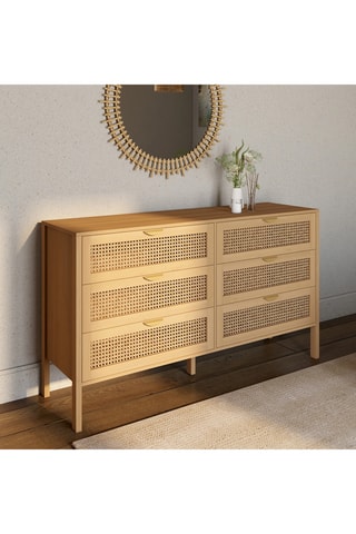 Commode 6 tiroirs Eve - 140 x 80 x 40 cm