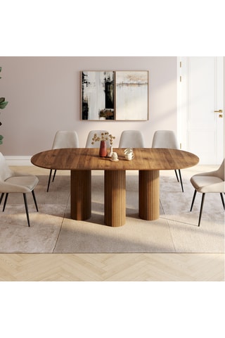 Table à manger extensible Albane - 160/200 x 90 x 75 cm