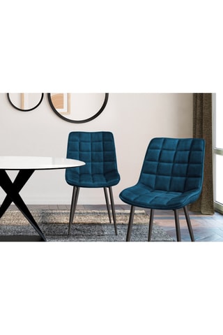 2 chaises en bois Melinda - 46 x 62,5 x 84 cm