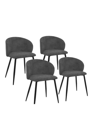 4 chaises Léona - 51 x 71 x 53 cm