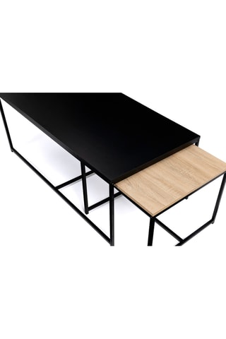 3 tables basses Liverpool - 113 x  60 x 45 / 53 x 53 x 40 cm