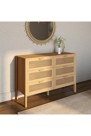 Commode 6 tiroirs Eve - 118 x 80 x 40 cm