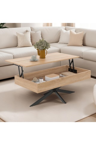 Table basse relevable Spider - 100 x 40-53 x 50 cm