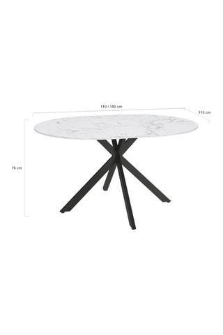 Table à manger - 150 x 110 x 76 cm